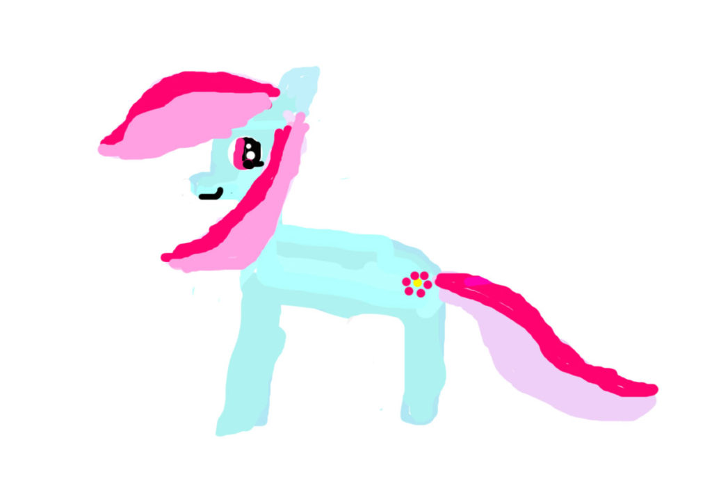 Pony Drawing by Jiya Patel